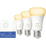 Startovací sada Philips HUE 8719514291232 - bridge+stmívač+3x LED žárovka HUE White Ambiance A60 8W/75W 1100lm 2200-6500K kompatibilní se SMART HOME by hornbach