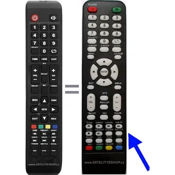 Dálkový ovladač ECG 32H04T2S2 dálkový ovladač náhrada