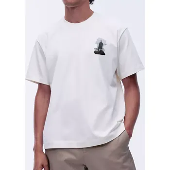 Pánské tričko Wanderer cotton T-shirt - White - S