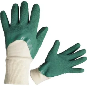Pracovní rukavice Rukavice pracovní COOT (vel. 8) povrstvené, CE I - bavl. úplet, dlaň a prsty zel. kaučuk, protiskluz