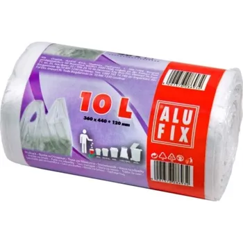 Pytle na odpadky Sáčky do koše 10 l, 40 ks, s uchy zavazovací