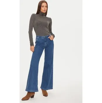 Dámský svetr Tommy Hilfiger Rolák WW0WW42905 Tmavomodrá Slim Fit M