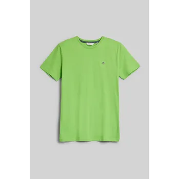 Dětská móda TRIČKO GANT SHIELD SS T-SHIRT SLIME GREEN