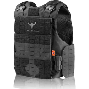 Neprůstřelná vesta Tacbull (by Cytac) TACBULL Nošič plátů - PLATE CARRIER MOLLE MISSION taktická vesta ČERNÁ