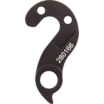 přehazovačka intec patka přehazovačky 280166 frézovaná elox černá