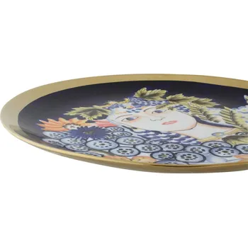 Vánoční dekorace Stolní dekorace DKD Home Decor Porcelán (42 x 42 x 4 cm)