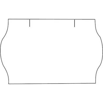 Samolepící etiketa Štítky do kleští 25x16 Contact - bílé
