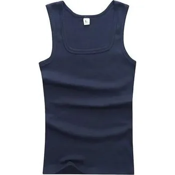 Klasická pánské tílko z bavlny Barva: Tmavě Modrá, Velikost: M