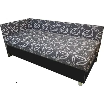 Postel Postel polohovací Senior rohová 90 x 200cm-levá Černo/šedá kombinace