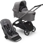 BUGABOO Dragonfly Kompletní kočárek Graphite/Grey Melange/Grey Melange