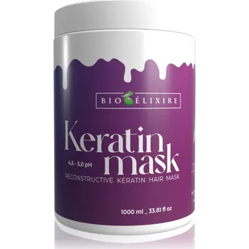 Vlasová regenerace Bioélixire Keratin maska na vlasy s keratinem 1000 ml