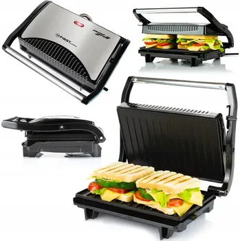 Kuchyňský gril Kontaktní, skládací elektrický gril First Austria 5343-1 černý 500 W