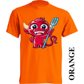 Chlapecké tričko levne-detske-bavlnene-tricko-potisk-cert Barva: Orange - oranžová, velikost: 152