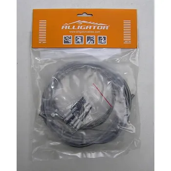 Lanko pro jízdní kolo sada lanek,bovdenů a koncovek brzd šedá ALLIGATOR