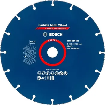 Řezný kotouč Bosch Víceúčelový řezací kotouč EXPERT Carbide Multi Wheel 230 mm 2608901682