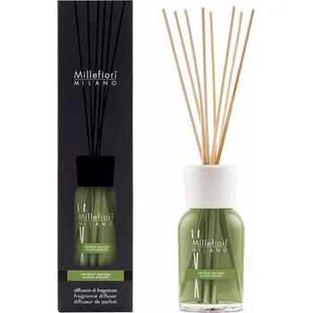Vůně do bytu Skleněný difuzér Millefiori Milano, Únik do zeleně, 500 ml