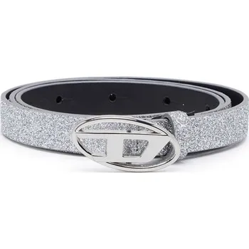 Opasek OPASEK DIESEL OVAL D LOGO B-1DR 15 BELT SILVER