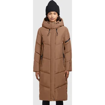 Dámský kabát Khujo Sonje 5 hnědý XS