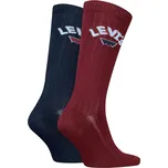 LEVI'S® VYSOKÉ PONOŽKY OBLOUKOVÉ LOGO 2P, -BORDO COMBO 39/42