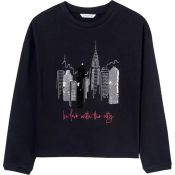 MAYORAL dívčí tričko DR město černá vel. 157 cm