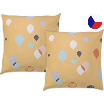 Dekorativní polštářek Bavlněný dekorační polštářek 40x40 EXCLUSIVE Serena žlutá