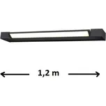 AZZARDO Výkonné variabilní LED svítidlo nad zrcadlo Dali Varianta: 1200 x 42 x 100 mm, 36 W, 4320 lm, 3000 K, černá