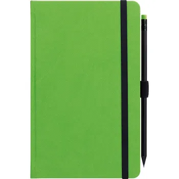 Blok G-Notes zápisník no.1 zelený, tužka s gumou v barvě zápisníku