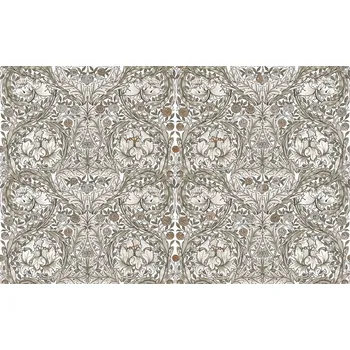 Tapeta William Morris At Home Vliesová obrazová tapeta na zeď, šedo-béžová, květiny, 125409, William Morris At Home, velikost 4 x 2,5 m