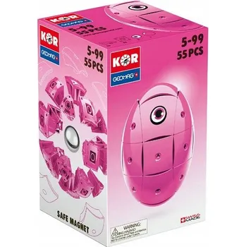 Stavebnice Geomag Geomag KOR Bright Pink 55 dílků