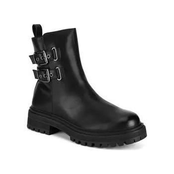 Dámské kozačky Polokozačky DeeZee HY60208-3 Černá 37