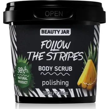 Tělový peeling Beauty Jar Follow The Stripes tělový peeling s kokosovým olejem 200 g