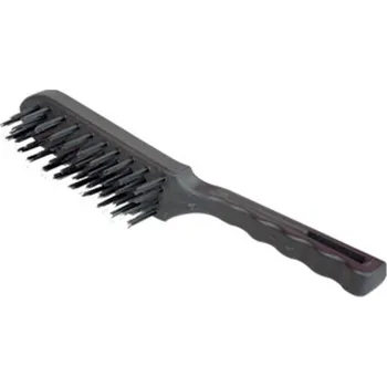 Drátěný kartáč Kartáč ocelový 4 řadový UH-rukojeť