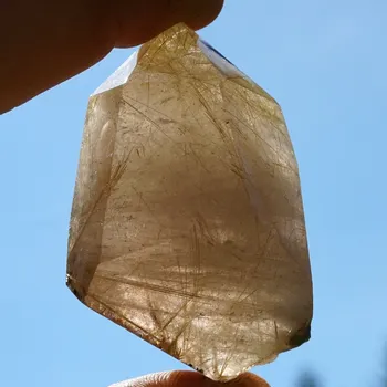 Záhněda se sagenitem - obelisk, , skladem