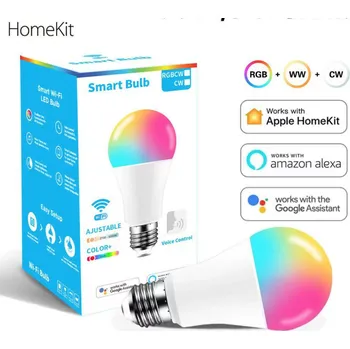 Žárovka Žárovka E27 pro Apple HomeKit RGBCW