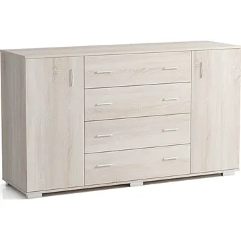 Komoda Velká kombinovaná komoda ELIANA - dub sonoma