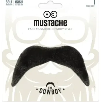 Party dekorace Nalepovací černý knír