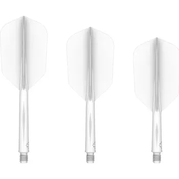 Příslušenství pro šipky Mission letky Force 90 White Slim, Velikost Medium
