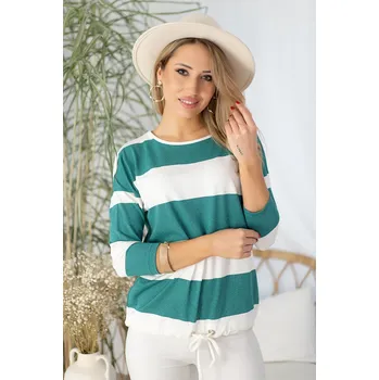 Dámská halenka Hajdan halenka 1190 - zelená-ecru, L