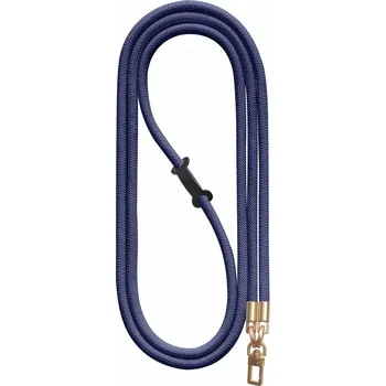 Luxusní šňůrka na mobil Royal Cord Gold tmavě modrá 8 mm