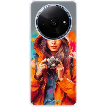 Odolné silikonové pouzdro iSaprio - Girl with Camera - Xiaomi Redmi A3