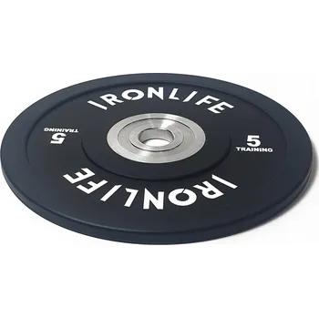 Urethanový kotouč IRONLIFE Bumper Competition 5 kg, černý