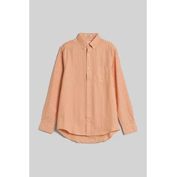 Pánská košile KOŠILE GANT REG ARCHIVE OXFORD STRIPE SHIRT CORAL APRICOT