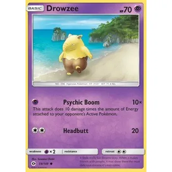 Volný čas Pokémon SUM 059/149 Drowzee - Sun & Moon Stav: Excellent, Verze: NORMAL