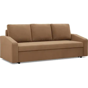 Sedací souprava Velká rozkládací pohovka NEO - zkosený bok - model 2 Hnědá I