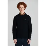 SVETR GANT COTTON TEXTURE C-NECK BLACK