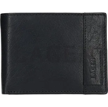 Peněženka Pánská peněženka LAGEN kožená 9113 černá BLK