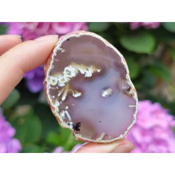 Přírodní kámen Achát plátek světlý z Brazílie 21g