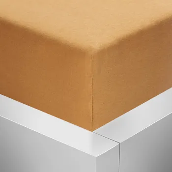 Prostěradlo Stanex Jersey napínací prostěradlo béžové Barva: BÉŽOVÉ, rozměr: 160 x 200