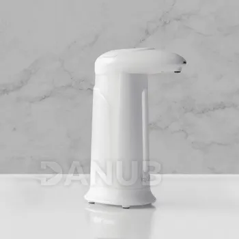 Sada koupelnových doplňků Automatický dávkovač mýdla - 360 ml - volně stojící - na baterie