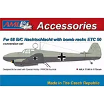 AML 1/72 Fw 58 B/C Nachtschlacht w/ bomb racks ETC 50